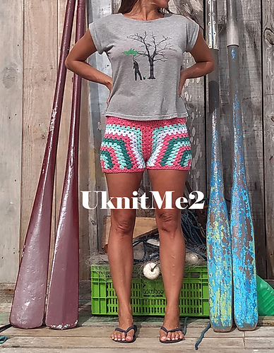 Shorts Granny Easy & Fast - U Knit Me 2
