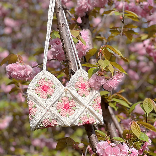 バッグ Abel square minibag SAKURA Square mini bag / SAKURA – Abel