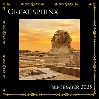 The Great Sphinx, September 2025