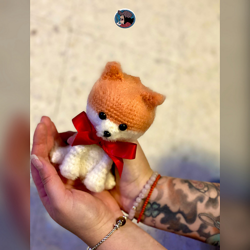 Amigurumi Boo The Mini Pomeranian Dog - Jeanna Giorgi - CaptainCrochetFR