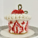Fraisier Cup Cake Pouch pattern 