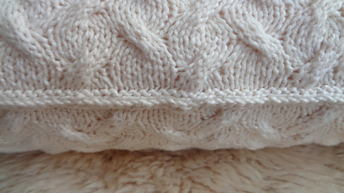 Finished Vertical Side Seam