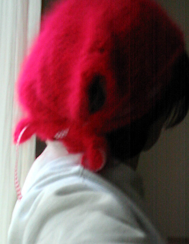 Fichu Rouge à Fossettes scarf photo 2