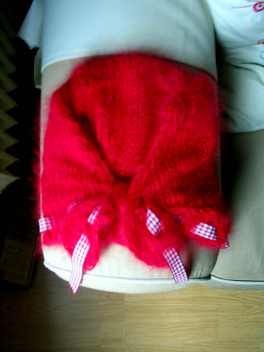 Fichu Rouge à Fossettes scarf photo 5