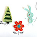 Woodland creatures appliques - Bunny set pattern 