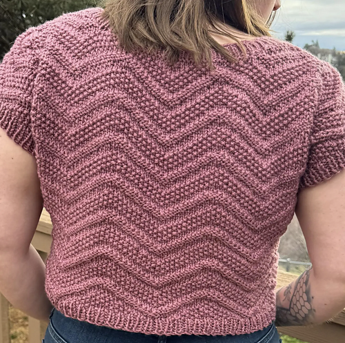 Chevron crop-top photo 2
