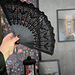 Bat Wings hand fan pattern 