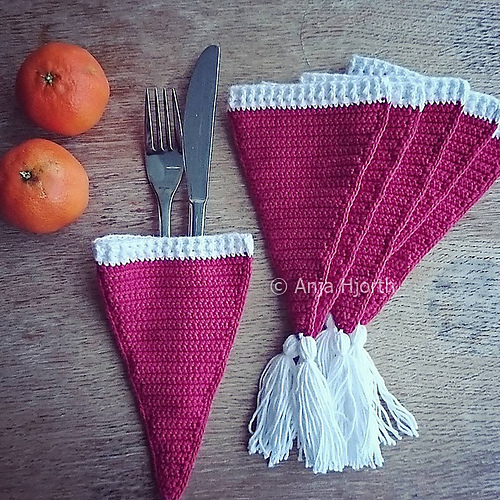 Santa's hat for cutlery photo 1