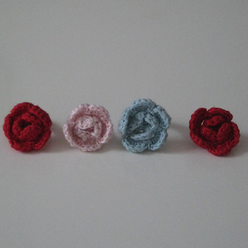 0-115 Crochet flower rosette photo 2