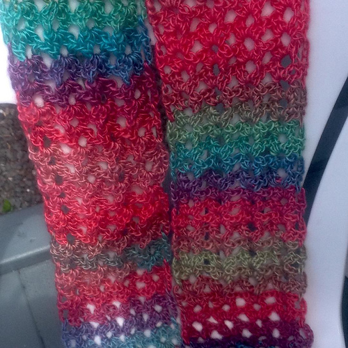 Ravelry Island Lace Scarf pattern by Fiber Flux / Jennifer Dickerson