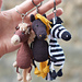 Keychain Horse pattern 