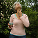 Simple Summer Tweed Top Down V-Neck photo 3