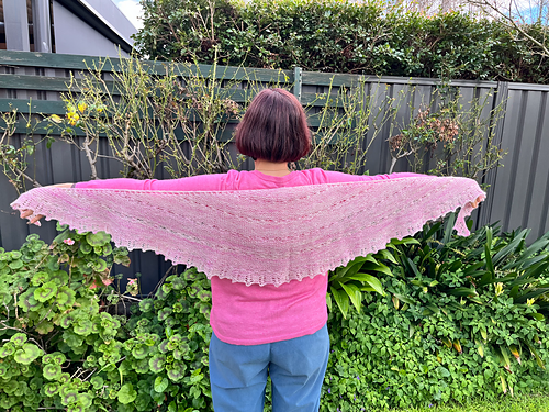 Garter Flower Shawl