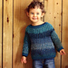 Brioche Toddler Sweater pattern 