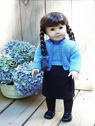 Very Easy Cardigan for American Girl or 18" Doll photo 4