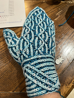 Right mitten finished!:smile::partying_face::heart: