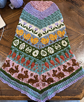 Section 10 finished with bind off