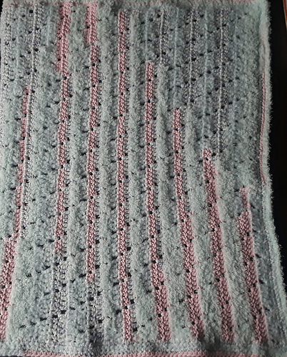 Fuzzy Diagonals Baby Blanket photo 7