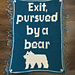 Exit Pursued by a Bear Wall Hanging pattern 