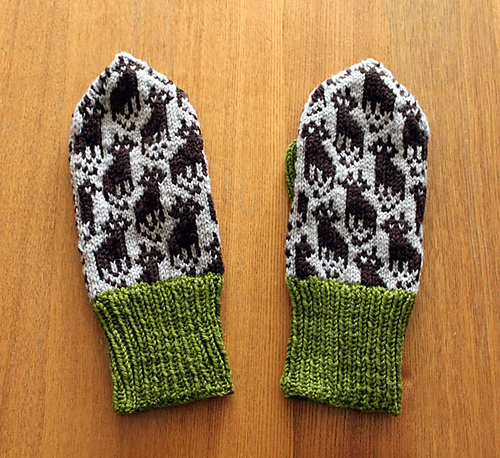 Cat mittens 猫ミトン 다른 모습 2