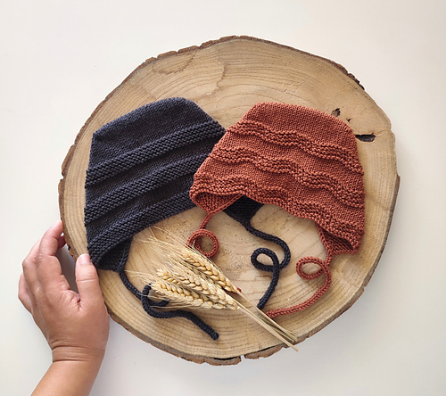 Ravelry: Gartinette Baby Bonnet pattern by Sandra Magalhães