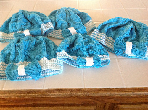 Bow Tie (Cloche) Beanie/ Chemo Hat photo 5