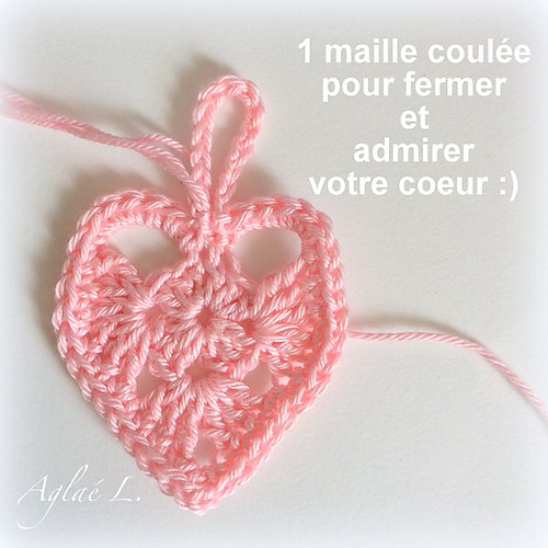 Coeur au crochet photo 4