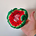 Watermelon Crochet Scrunchie pattern 