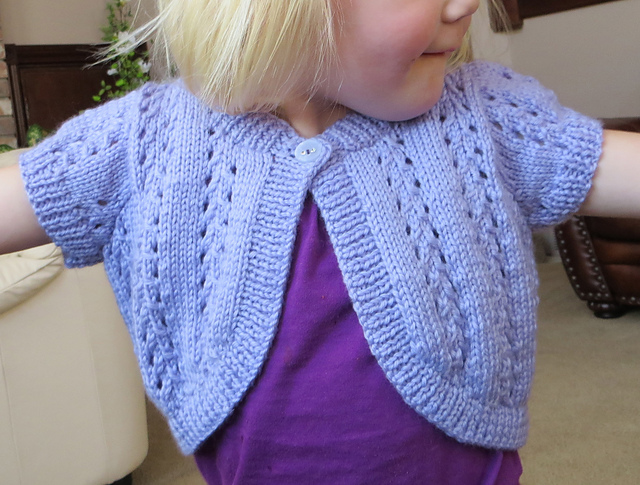 Ravelry: Lace Bolero with Short or Long Sleeves pattern by Sirdar