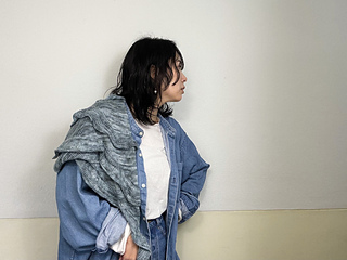 使用糸：
Enjoy!Knitting hygge
Basic sock (Meriono75%, Nylon25%)
Color: Fog Linen