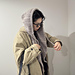 The pigeon lady hood pattern