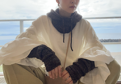 【美品】アンダーカバー　ラグランニット Ravelry: OBAlaclava and OBArmcover pattern by Ai Hamada