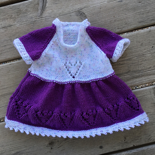 Ravelry Baby Love Dress pattern by Abby Parkes