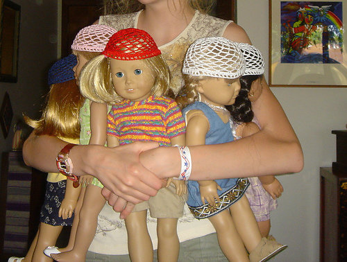 American Girl Doll Lace Hat photo 3