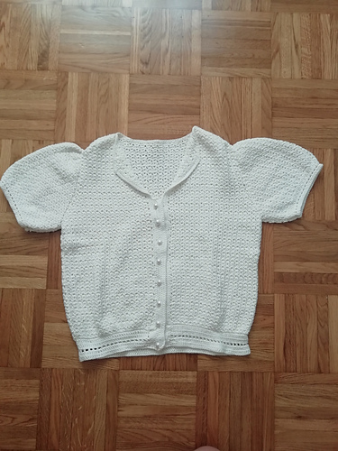 Crocheted Barette Stitch Blouse #122 photo 1