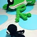 Mama Frog and tadpoles amigurumi pattern 