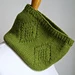 Diagonal Diamonds Mawer Cowl pattern 