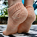 Honey Diamond Socks pattern