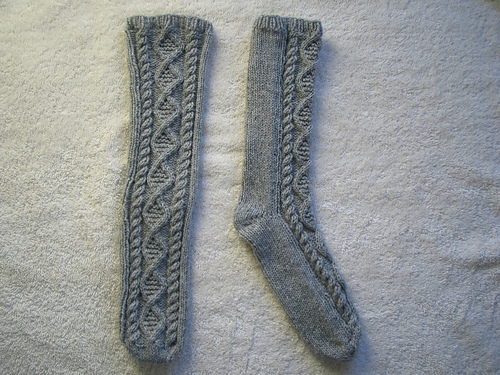 P.21 Cable socks (ケーブルの靴下） 다른 모습 1
