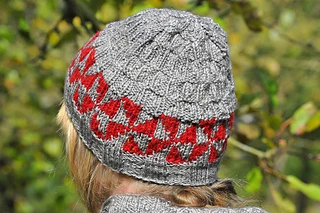 worsted weight / one repeat in 2 colors