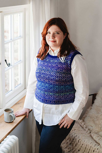 新品未使用sodukスドークnot finished knitting vest not finished knitting vest/gray | soduk | スドークの公式