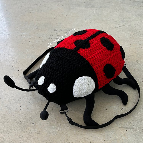 Ladybird Backpack/Pillow - Alexandria Masse