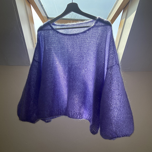 fofofofa　PETAL mohair mix knit Ravelry: The Floofy Mohair Sweater pattern by Sarah Elisabeth