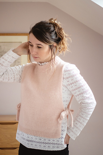 side tie vest pattern