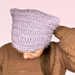 Braided Cat Ear Beanie pattern