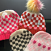 Checkerboard Sweetheart Beanie pattern 