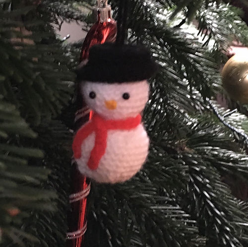 Hanging Snowman photo 1