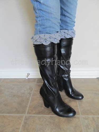 Crocodile Stitch Boot Cuff photo 10