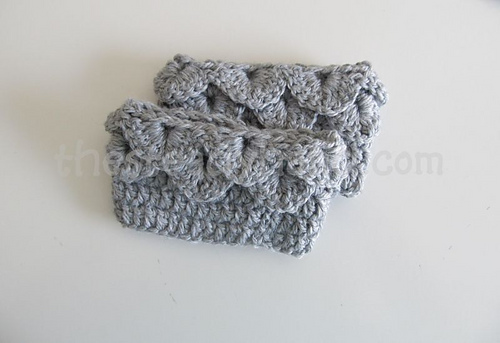Crocodile Stitch Boot Cuff photo 3