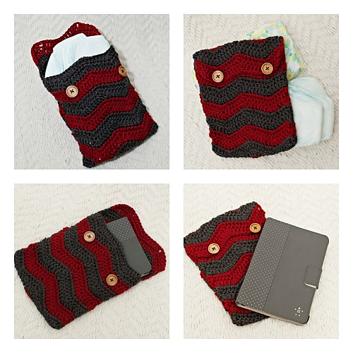 Chevron Diaper Clutch photo 5
